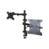 Monitor Arm with Laptop Tray Adjustable