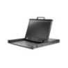 StarTech 1U HD Single Port KVM Console for Server Rack - 17.3in